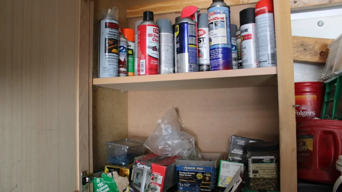 Spray Paint, WD-40, and Hardware