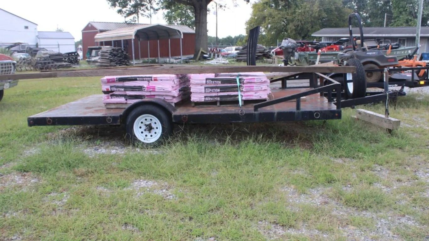 Homemade Steel Trailer, Originally Built for Slide-In Camper; Therefore, Has a Homemade Camper Title
