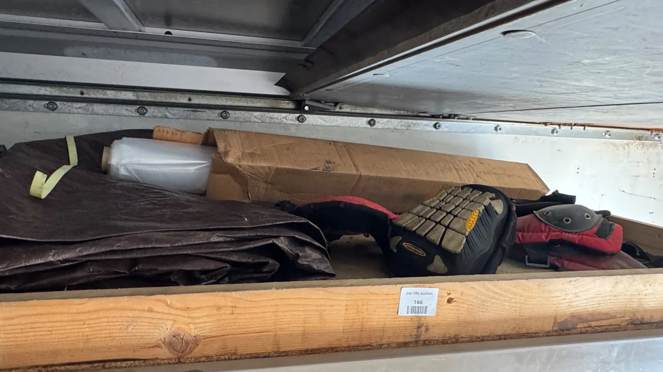 Knee Pads and a Ripped up Tarp