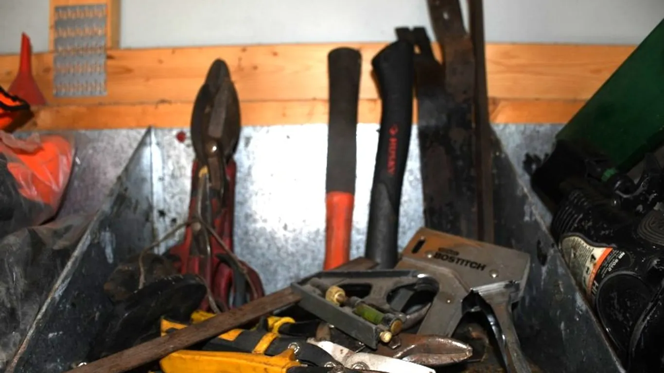 Pry Bars Tin Snips and Other Tools