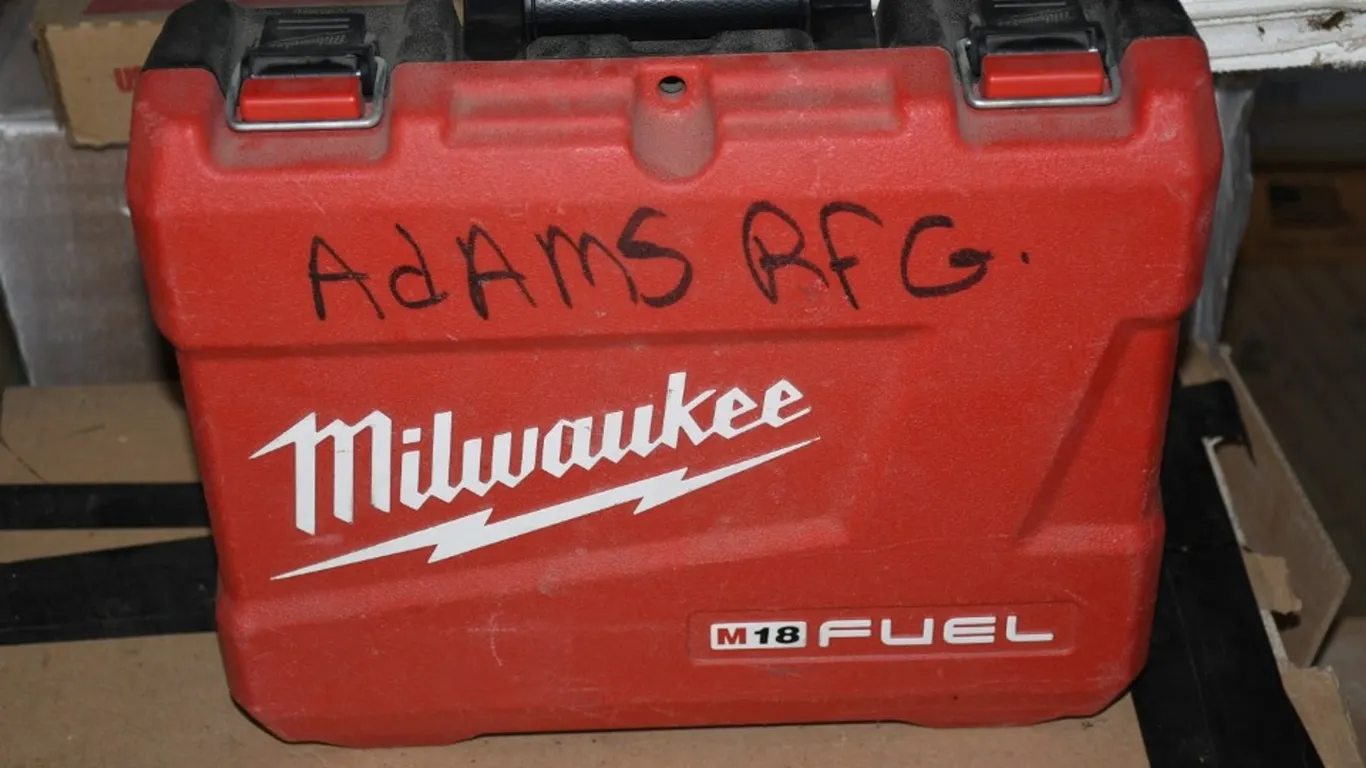 Empty Milwaukee Screw Gun Case
