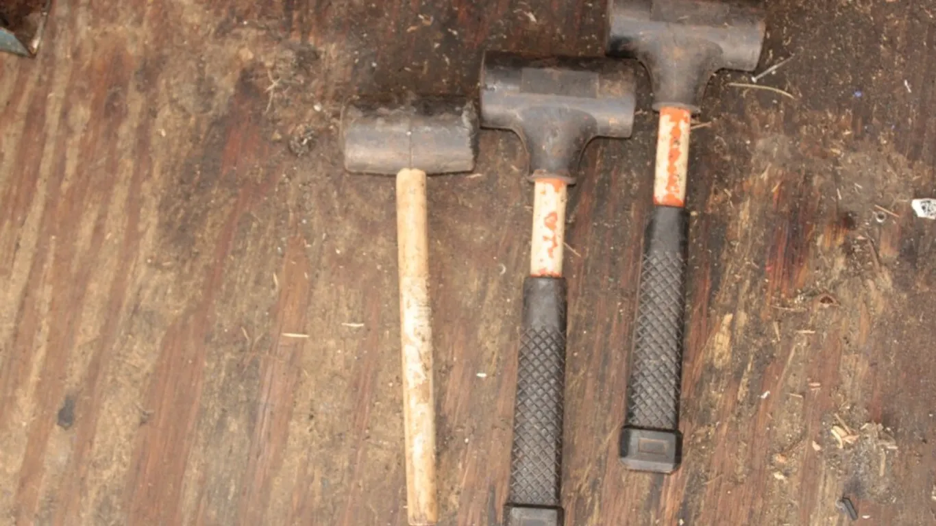 Three Rubber Mallets