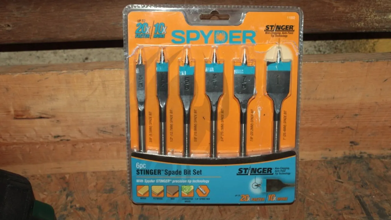 Spider Stinger Spade Bit Set