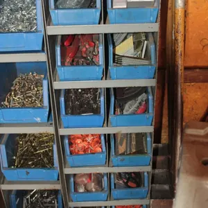 12 Bin Hardware Organizer with Hardware, Measures 12 X 15 X 44