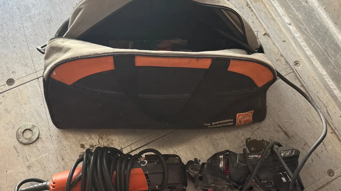 Fein Multi-Tool and a Rotozip