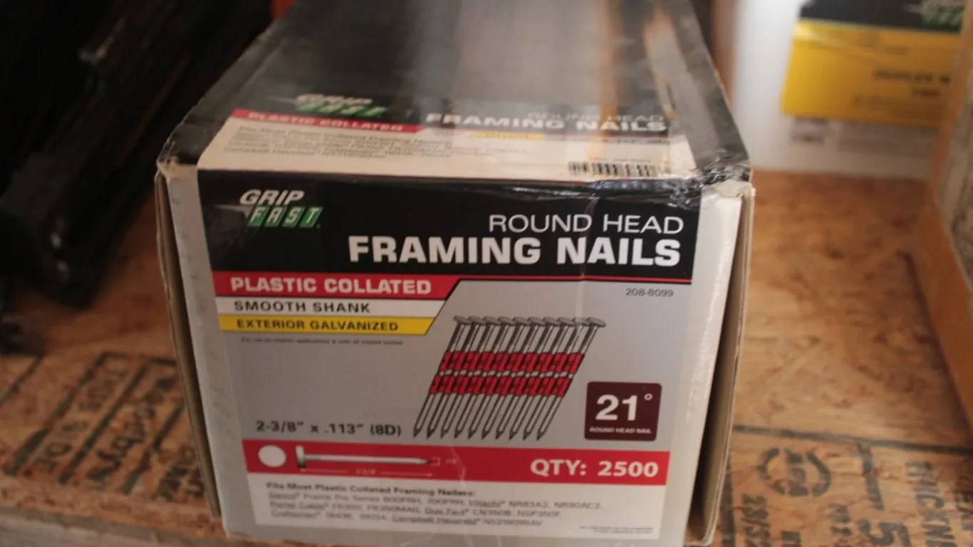 Fast Grip Round Head 21-Degree Framing Nails