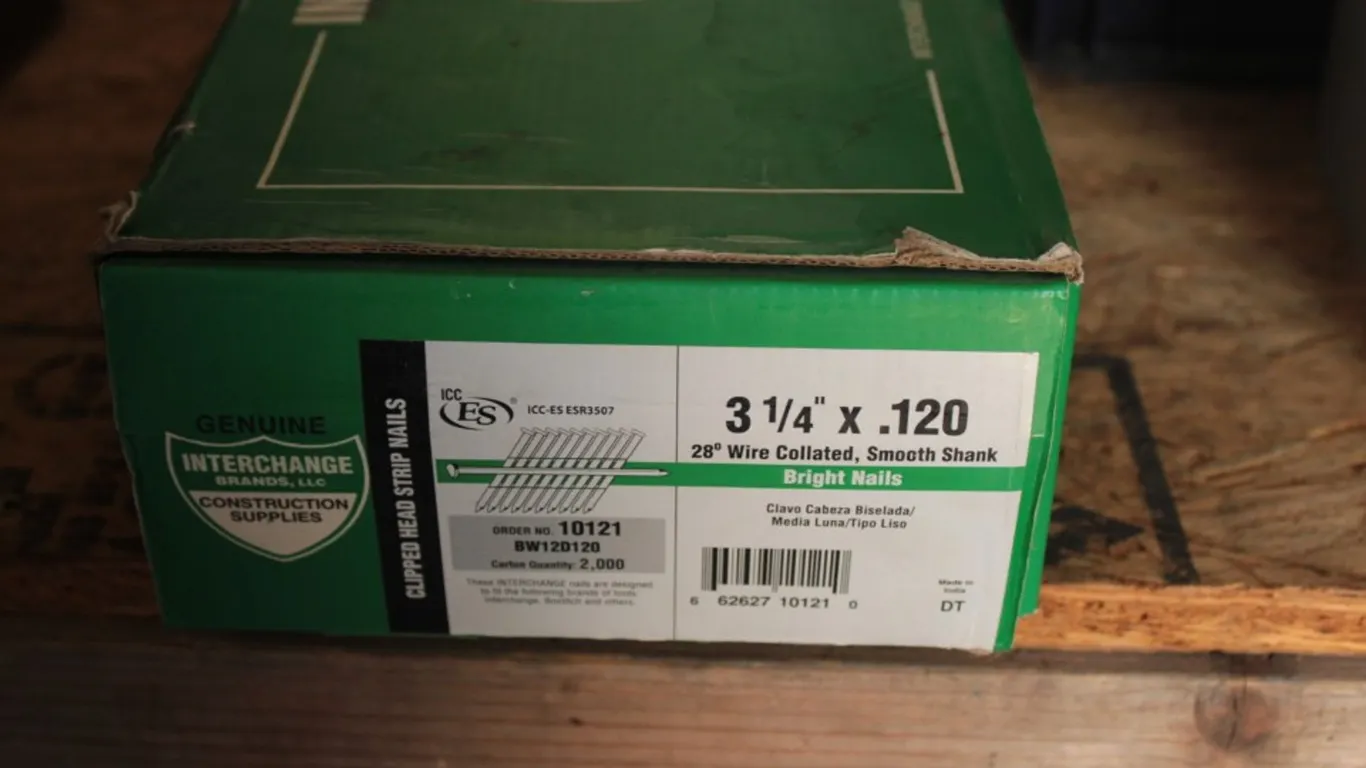 Interchange 3.25 X 0.120 28 Degree Wire Collated Nails