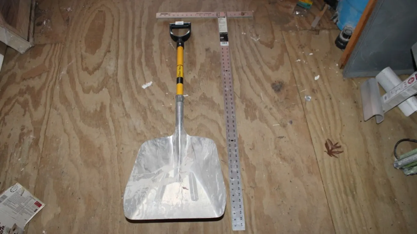 Scoop Shovel and T Square