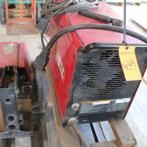Lincoln Electric Square Wave Welder and Lincoln Wire Feeder