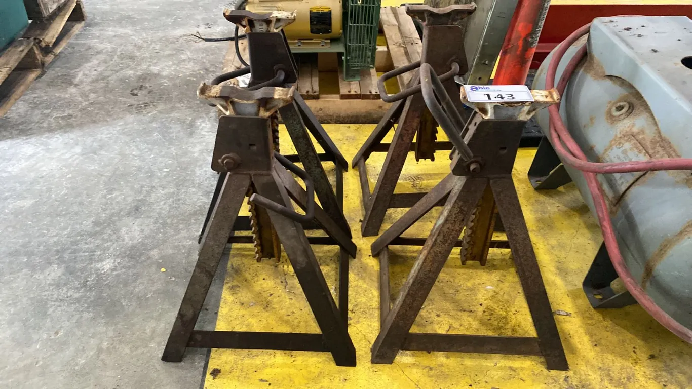 SET OF 4 HEAVY DUTY JACK STANDS