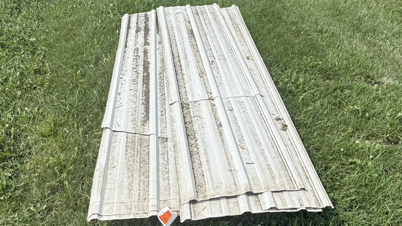 Pallet of Roofing Tin