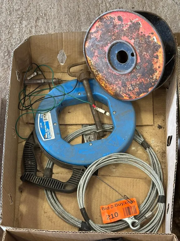 Ideal Steel Fish Tape 120 Feet, and (2) Steel Cables