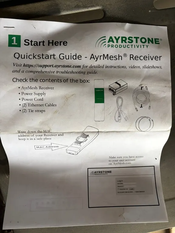 AyrMesh Receiver by Arrow Stone