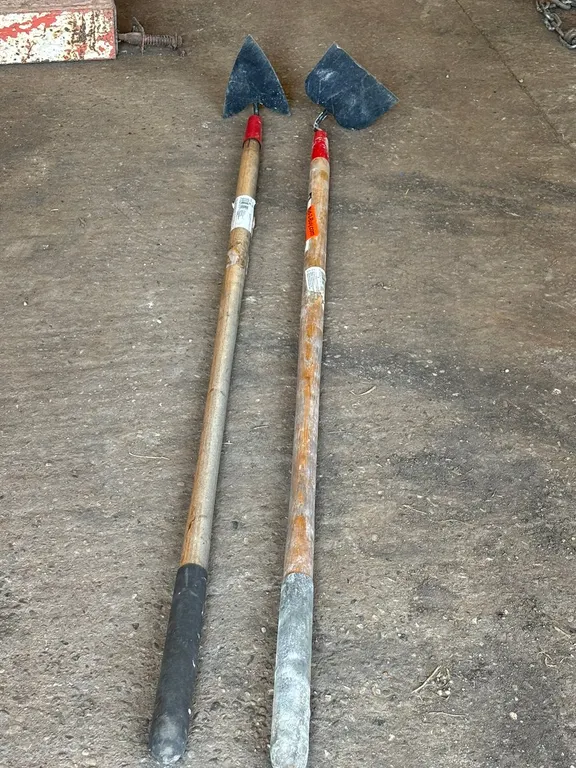(2) Garden Hoes