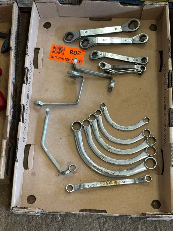 Box Of Assorted Wrenches