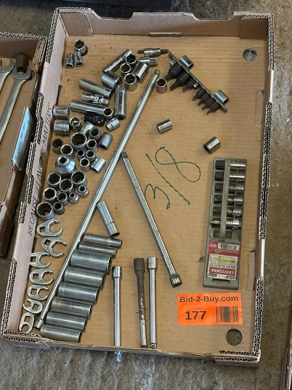 3/8" Sockets, Claw, and Extenders