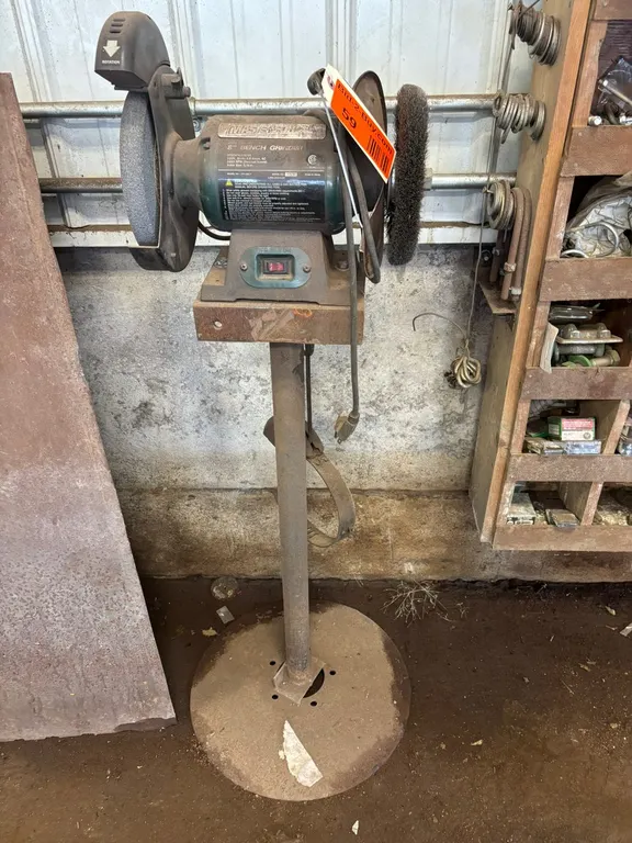 Masterhorse 8" Bench Grinder on Stand