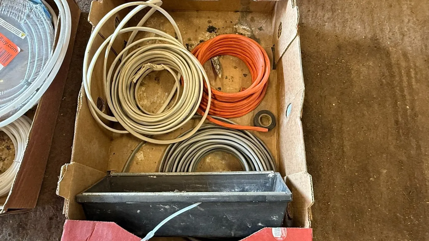 (3) Partial Rolls of Wire