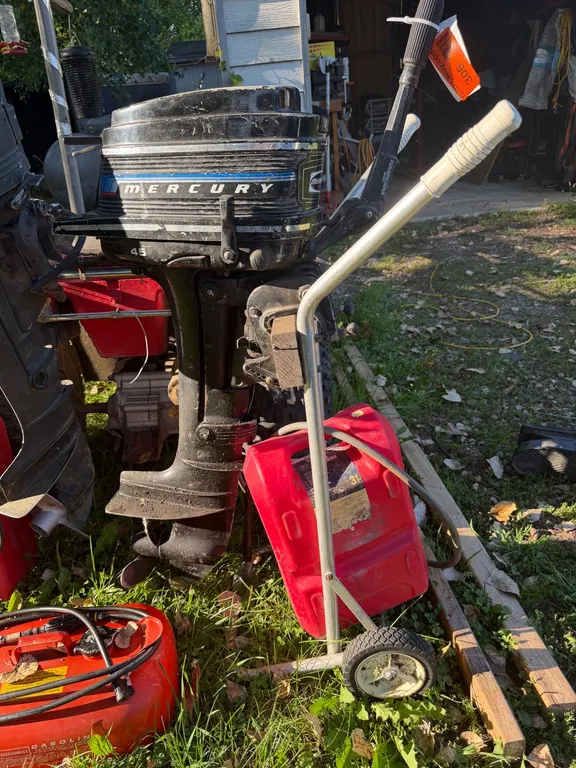 Mercury 45 Motor With Homemade Stand