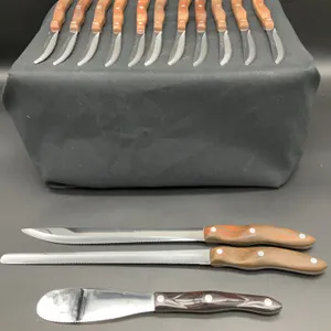 Cutco Knives, 11 Steak Knives, 2 Carving Knives & Spatula
