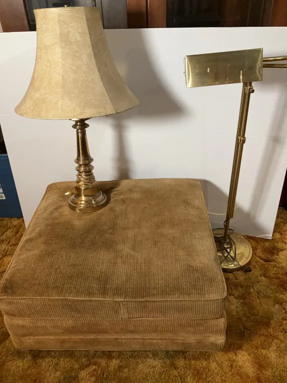 Ottoman & Lamps