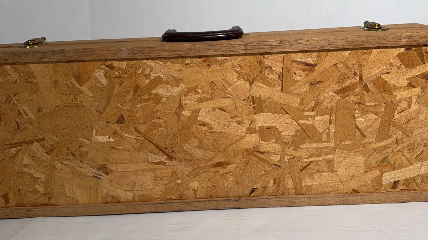 Vintage Homemade Portable Rifle & Shotgun Gun Rack & Carrying Case