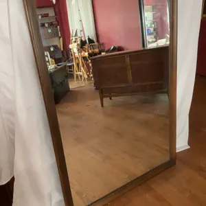 Vintage Mid-Century Modern Mirror with Beveled Stars