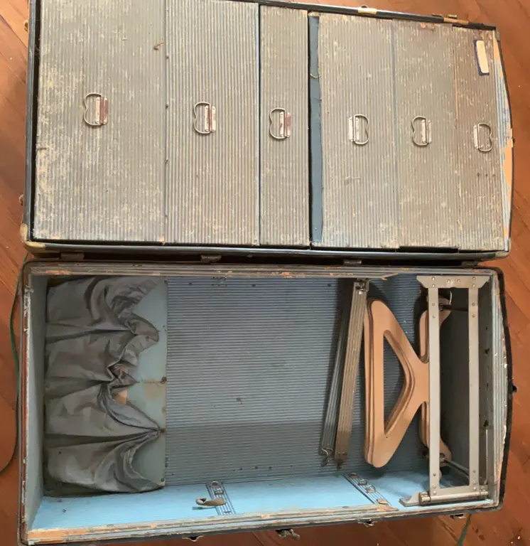 Vintage Hartman Wardrobe Steamer Trunk