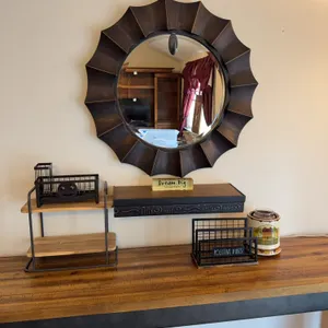 Large Round Decorative Mirror & Home Décor