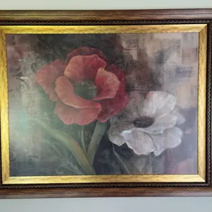 Framed Floral Wall Art
