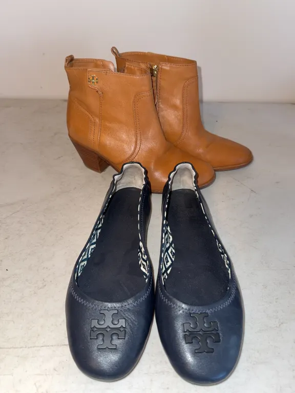 Tory Burch Ankle Boots & Logo Flats