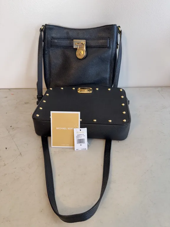 Michael Kors Black Crossbody Bags – Two-Piece Lot