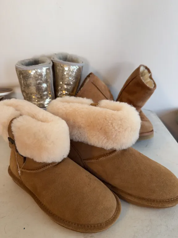 UGG Shearling & Sequin Boots – 3 Pairs