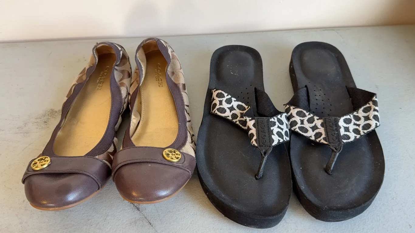 Coach Flats & Coach Flip-Flops