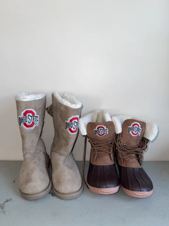 Ohio State Buckeyes Boots – 2 Pairs