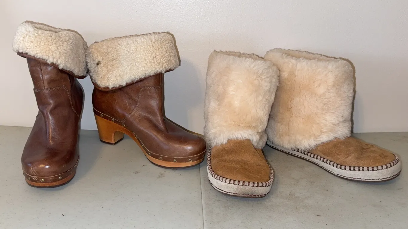 UGG Women’s Leather & Shearling Boot Lot