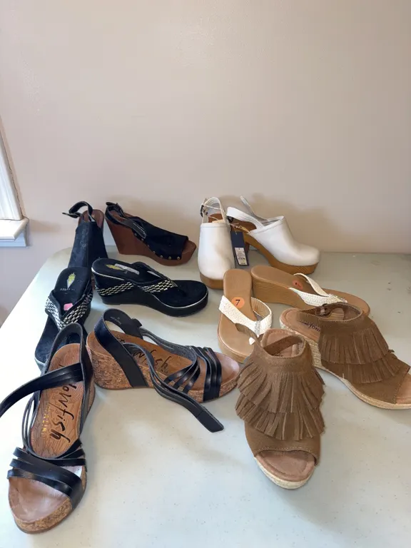 Women’s Wedge Sandals & Heels – Assorted Fashion Footwear