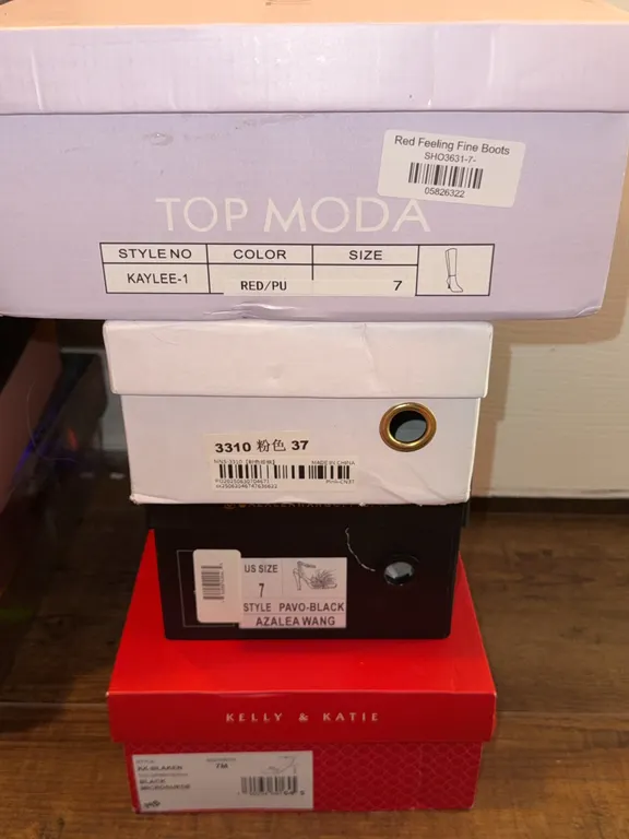 Women’s Shoe Collection with Boxes – Top Moda, Azalea Wang & Kelly & Katie