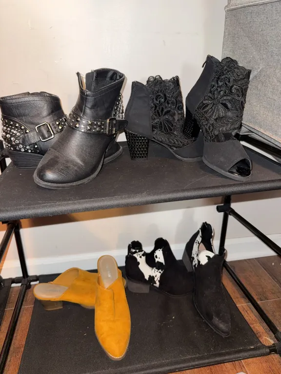 Women’s Black Fashion Ankle Boots & Heels