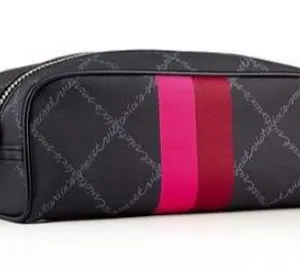 Victoria's Secret Cosmetic Beauty Bag Black and Pink