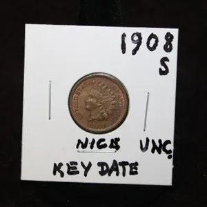 1908-S U.S. Indian Head Cent
