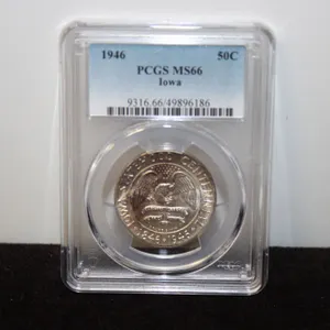 1946 U.S. Iowa Silver Half Dollar