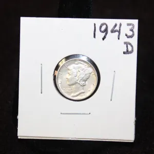 1943-D U.S. Silver Mercury Dime