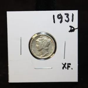 1931 U.S. Silver Mercury Dime