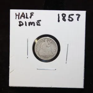 1857 U.S. Silver Half Dime