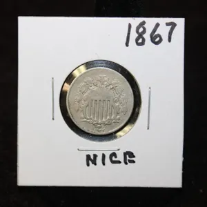 1867 U.S. Shield Nickel
