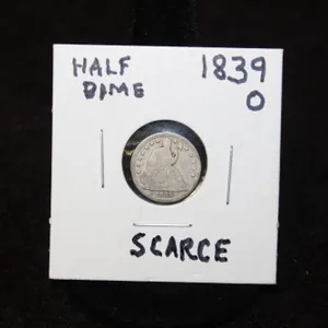 1839-O U.S. Silver Half Dime