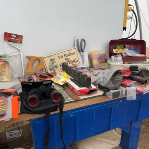 Quantity of hunting and fishing supplies