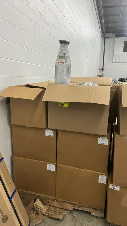 Evolve ELC19-169 printer toner bottles. Includes (11) boxes of toner bottles. Labeled Part Toner 20/80 - MG29/MG94. Dated November 2019.