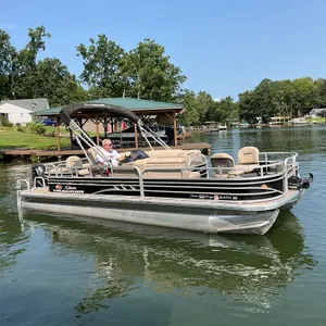 2020 SUN TRACKER 22 DLX FISHING BARGE PONTOON BOAT VIN BUJ59739J920